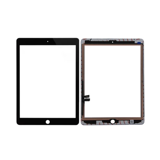 Touch Apple iPad 6 2018/A1893/A1895/A1954 6th Generation com Botão Home Preto